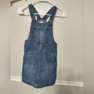 GAP Kids Denim Indigo Blue Skirtall Jumper Girls Dress